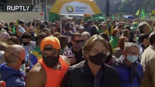 Bolsonaro supporters rally for change of voting system