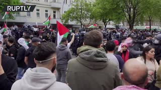Pro-Palestinian rally in Berlin turns violent