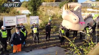 Nessie under arrest | Glasgow police 'detain' inflatable Loch Ness Monster