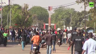 Anti-govt protesters met with TEAR GAR in Burkina Faso
