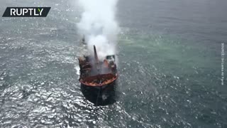 Container ship sinks off Sri Lanka coast
