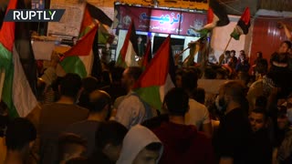 Protesters rally in Gaza in solidarity with Palestinians in East Jerusalem
