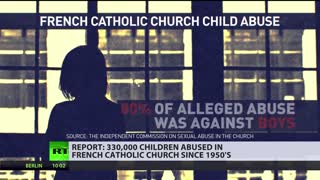 Over 330,000 children abused in French Catholic church since 1950s – report