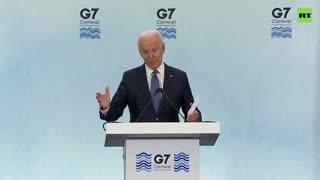 US President Joe Biden speaks about lab-leak theory