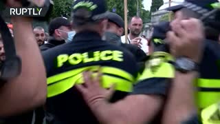 Police intervene as Pride and anti-LGBTQ+ marches face-off in Georgia’s Tbilisi