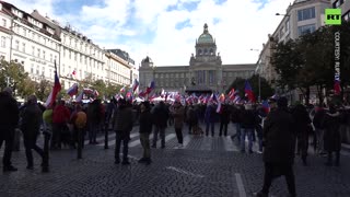 Protesters rally against soaring energy prices in Czech Republic