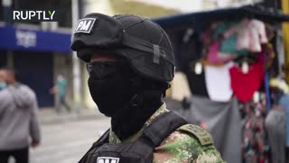 Military forces deployed in Colombia's Cali following violent anti-govt protests