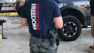 Armed 'Patriots for America' militia group patrol US' southern border