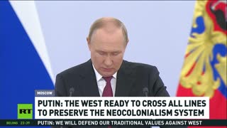 Putin's speech during accession ceremony of new territories to RF