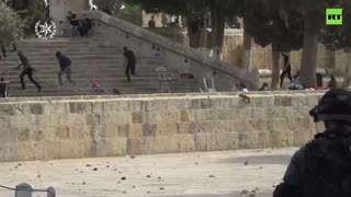 Dozens injured as Israeli police clash with protesters at Al-Aqsa mosque in Jerusalem