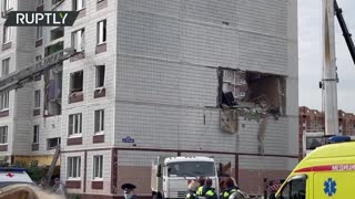 Gas blast leaves at least five injured, partially destroys apartment block in Noginsk, near Moscow