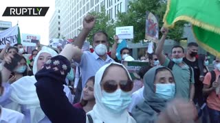 Hundreds rally for Afghan peace in Berlin