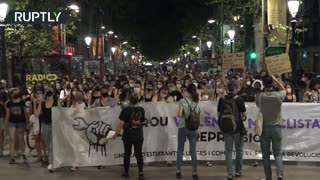 Hundreds rally against gender violence in Barcelona following discovery of girl's body
