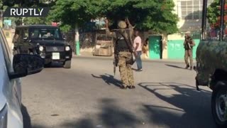 Port-au-Prince streets blocked by military following assassination of President Moise