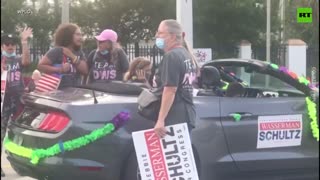 WARNING: DISTRESSING | Truck plows into crowd at Pride parade in Florida, leaving 1 dead