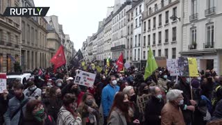 Parisians rally outside Senate amid debates on Global Security Bill