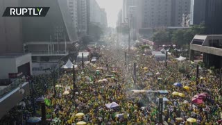 Thousands of pro-Bolsonaro demonstrators flock to streets of Sao Paulo